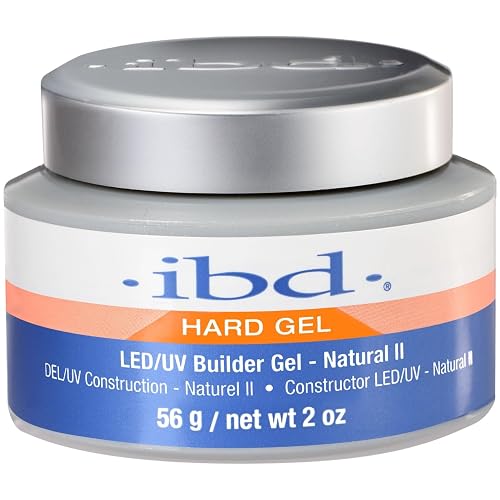 IBD Hard Gel LED/UV, Builder Gel, Natural II, 2 oz Beauty & Personal Care IBD