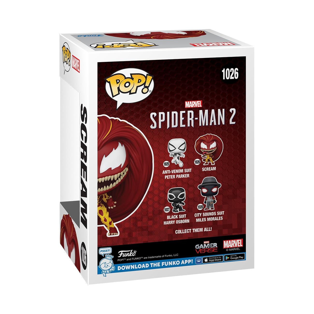Funko Pop Marvel: Gamerverse - Spider-Man 2: Scream - Spider-Man 2 Video Game - Collectable Vinyl Figure - Gift Idea - Official Merchandise - Toys…