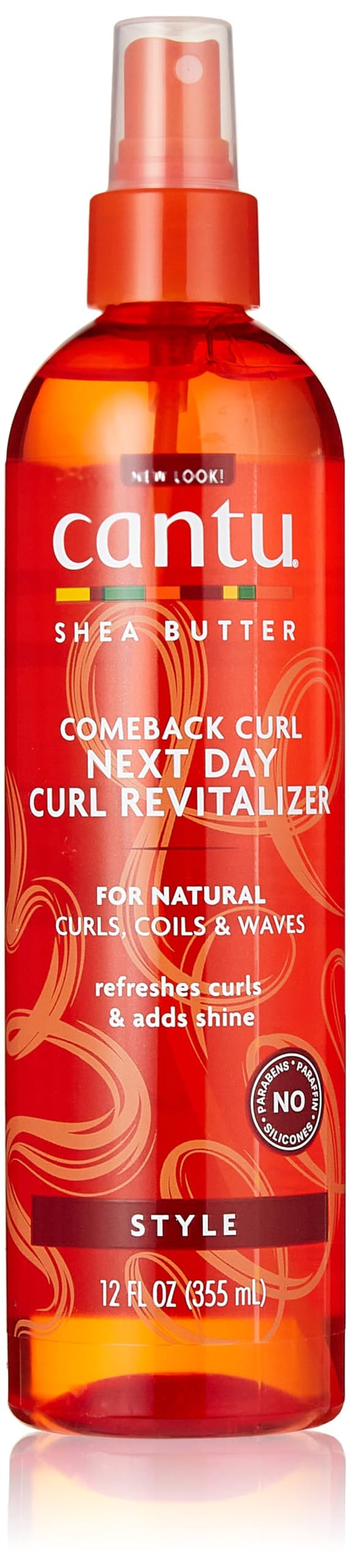Cantu Natural Hair Comeback Curl Revitalizer 12 Ounce Pump (354ml) (3 Pack)
