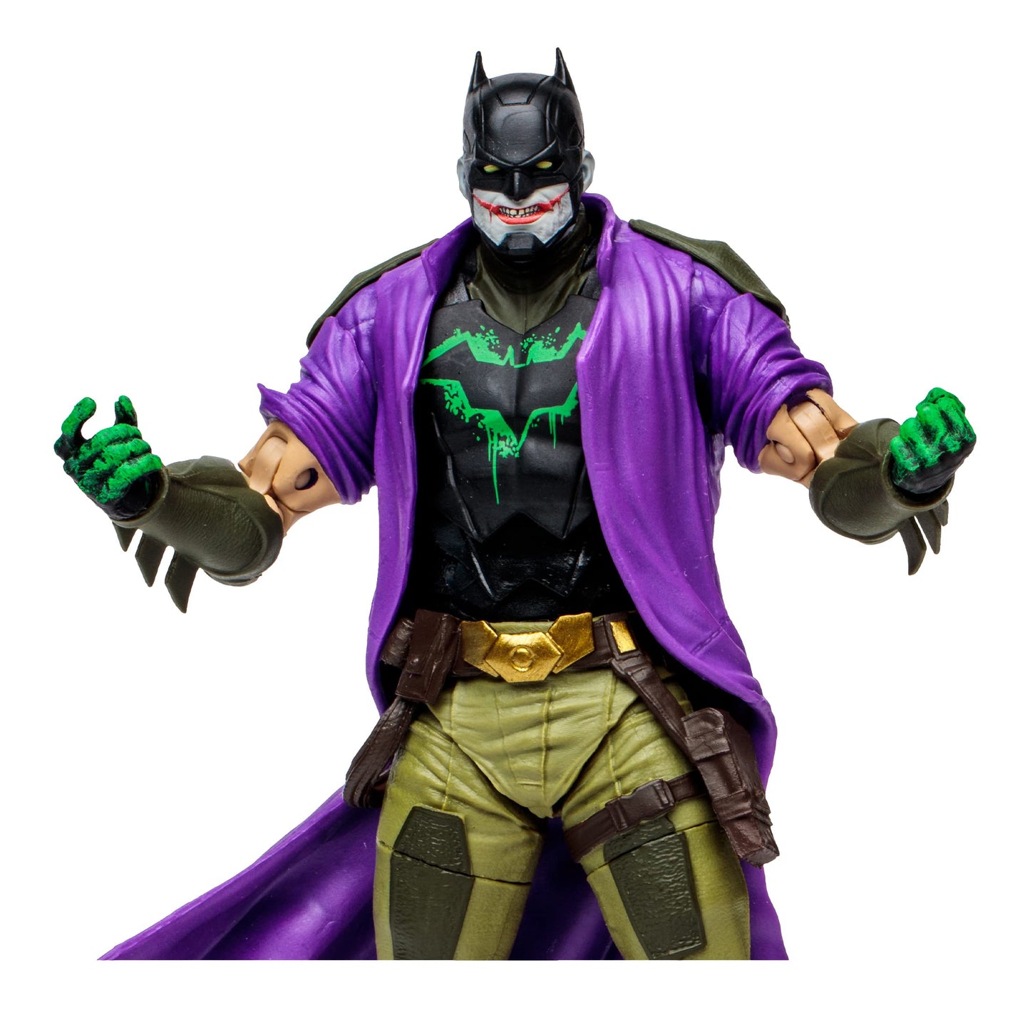 DC Multiverse Comics 7 Inch Action Figure Future State Exclusive - Joker Dark Detective (Gold Label)
