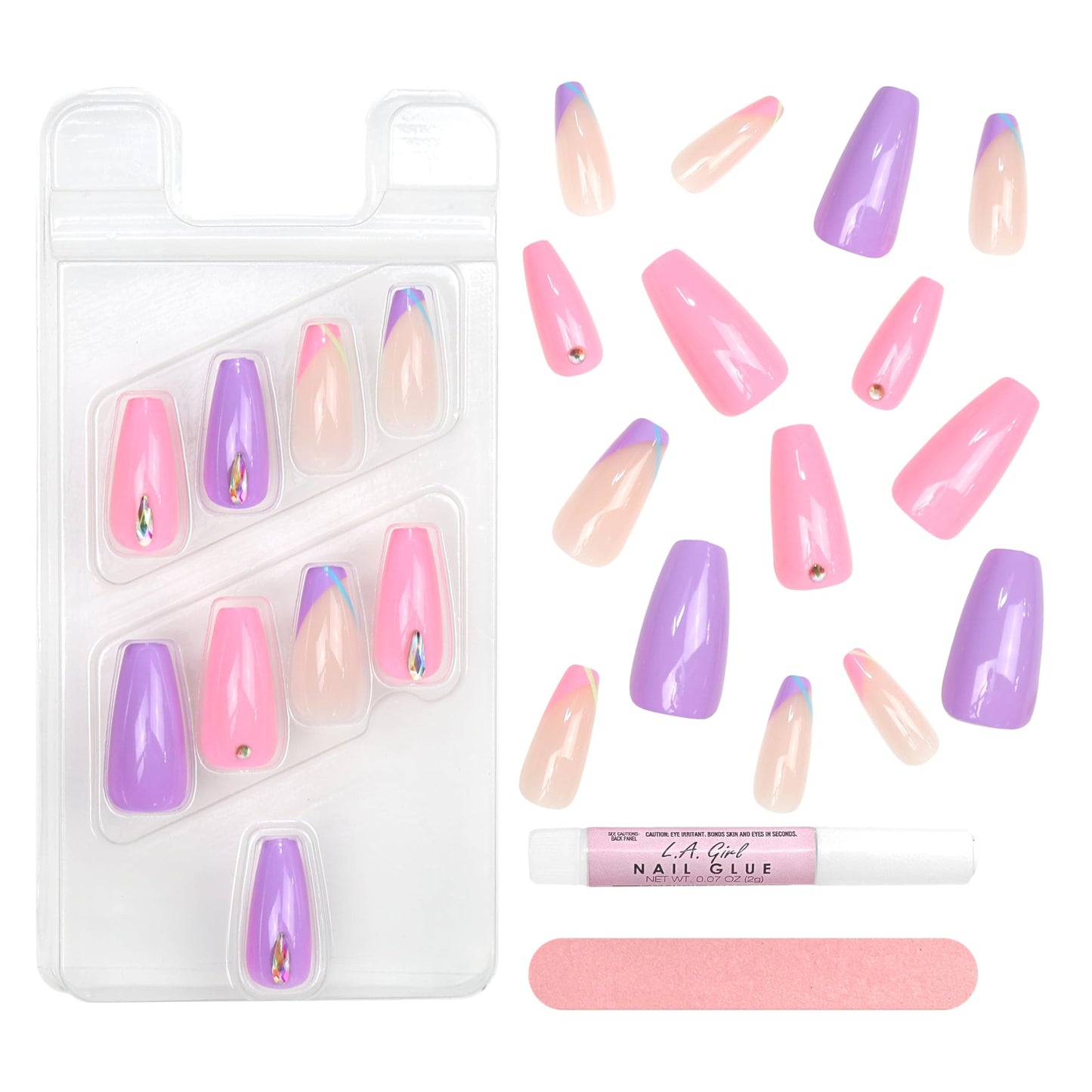 L.A. Girl Xtra Drama Nails, Sweetie GNT477 Beauty & Personal Care L.A. Girl