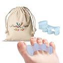Healthy Happy Long Life Toe Spacers Soft for Beginners - Toe Separators for Alignment, Toe Straightener for Foot Pain Relief, Silicone Bunion Beauty & Personal Care HEALTHY HAPPY LONG LIFE