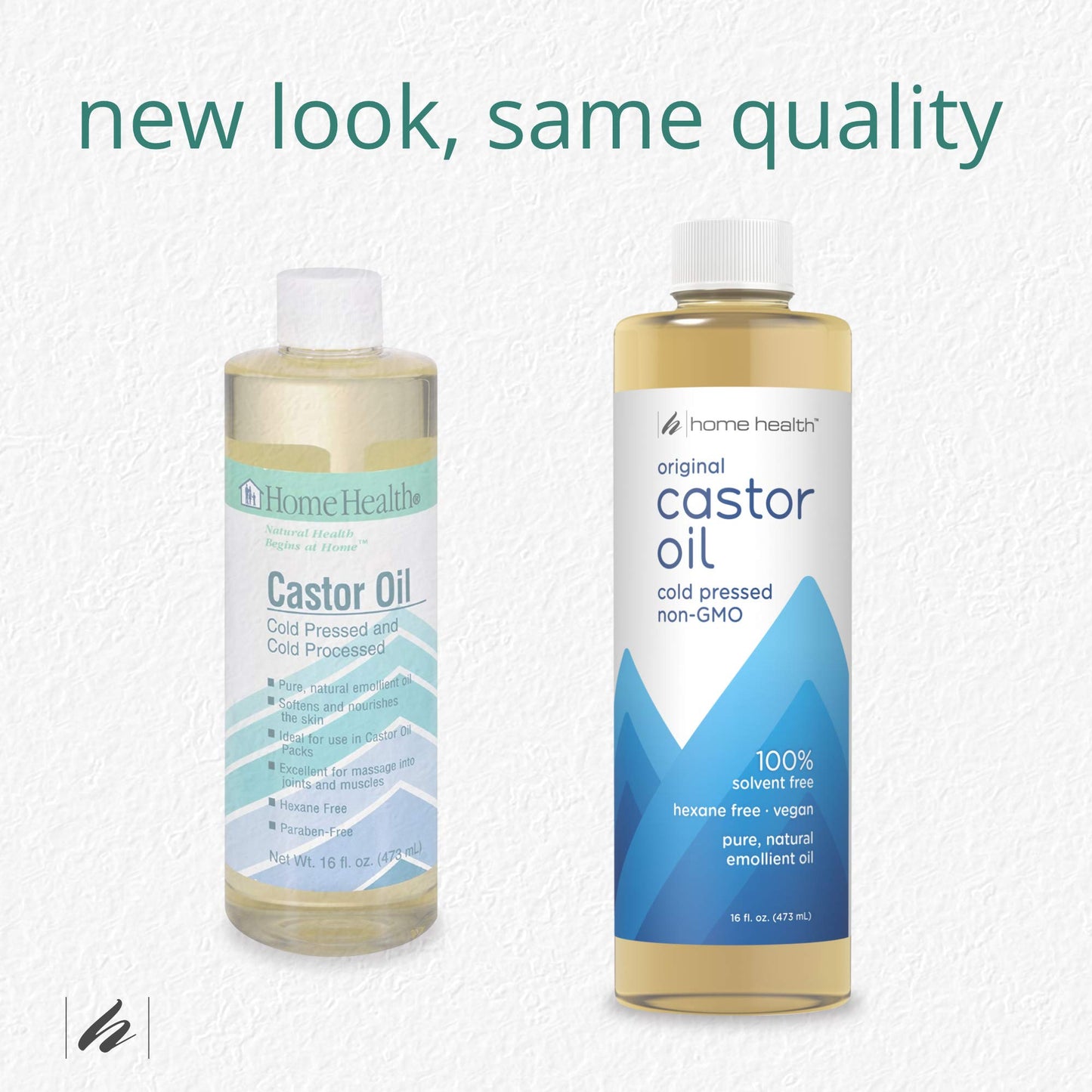 Home Health Original Castor Oil, Promotes Healthy Hair And Skin, Natural Skin Moisturizer - Pure, Cold Pressed, Non-GMO, Hexane-Free, Solvent-Free