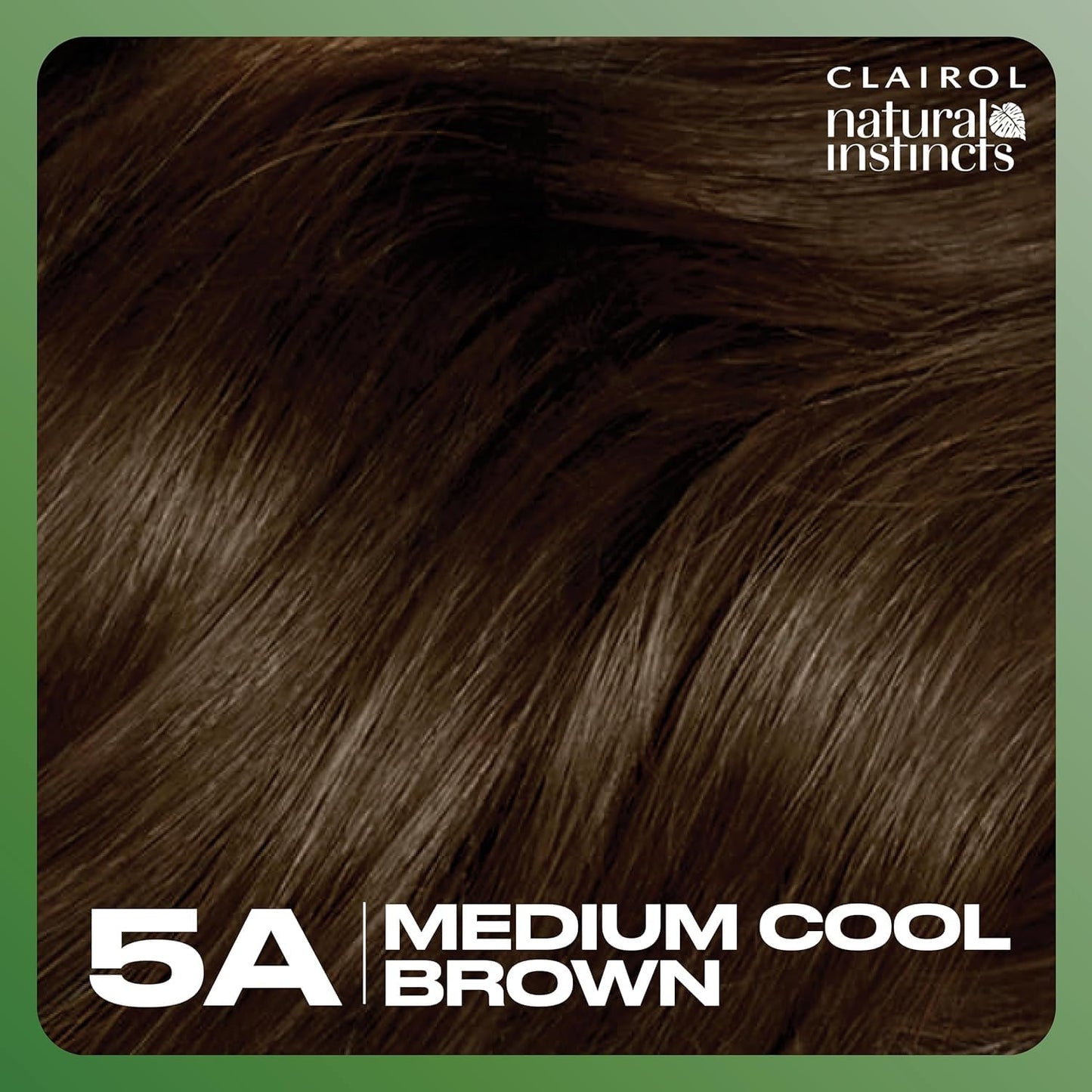Clairol Natural Instincts Hair Color, Medium Cool Brown [5A] 1 ea (Pack of 4)