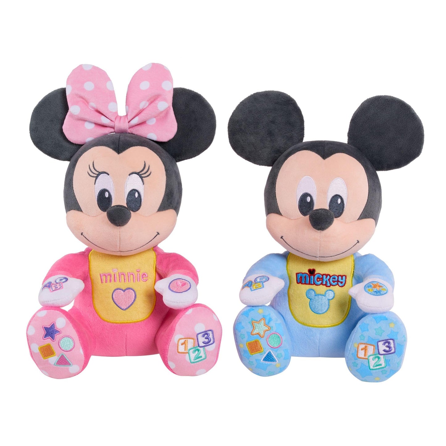 Disney Baby Musical Discovery Plush Minnie Mouse with Sounds and Phrases, Sings ABCs, 123s, and Colors Songs, Kids Toys for Ages 06 Month by Just Play