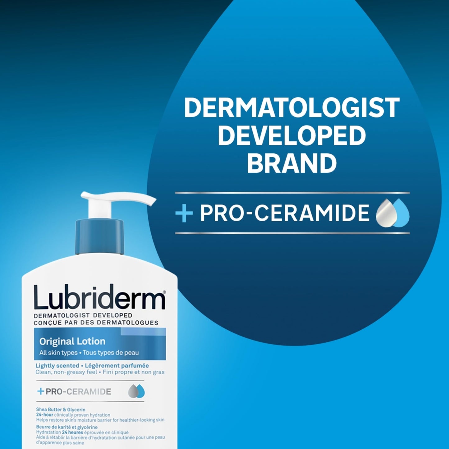 Lubriderm Daily Moisture Lotion, Lightly Scented 16 Fluid Ounces