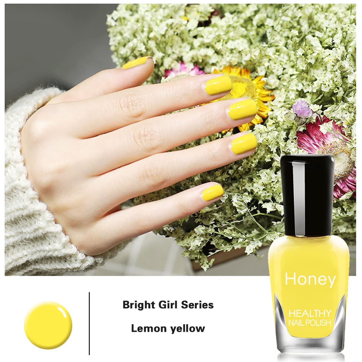 Tophany Non Toxic Easy Peel Off and Fast Dry Nail Polish Set for Pack, Eco Friendly & Organic Water Based Nail Polish for Women,Teens,Kids (10