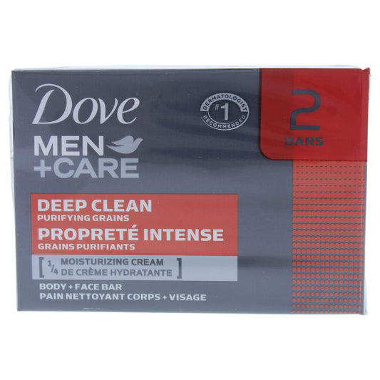 Deep Clean Body and Face Bar by Dove for Men-2 x 4 oz Soap Beauty & Personal Care Dove