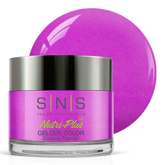 SNS Nail Dip Powder, Gelous Color Dipping Powder - Casino Knight (Pink, Purple/Magenta, Cream) - Long-Lasting Dip Nail Color Lasts 14 Days - Low-Odor Beauty & Personal Care SNS Healthy Natural Nails