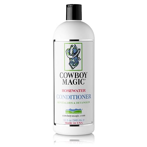 Cowboy Magic Rosewater Conditioner Revitalizes & Detangles 32 oz