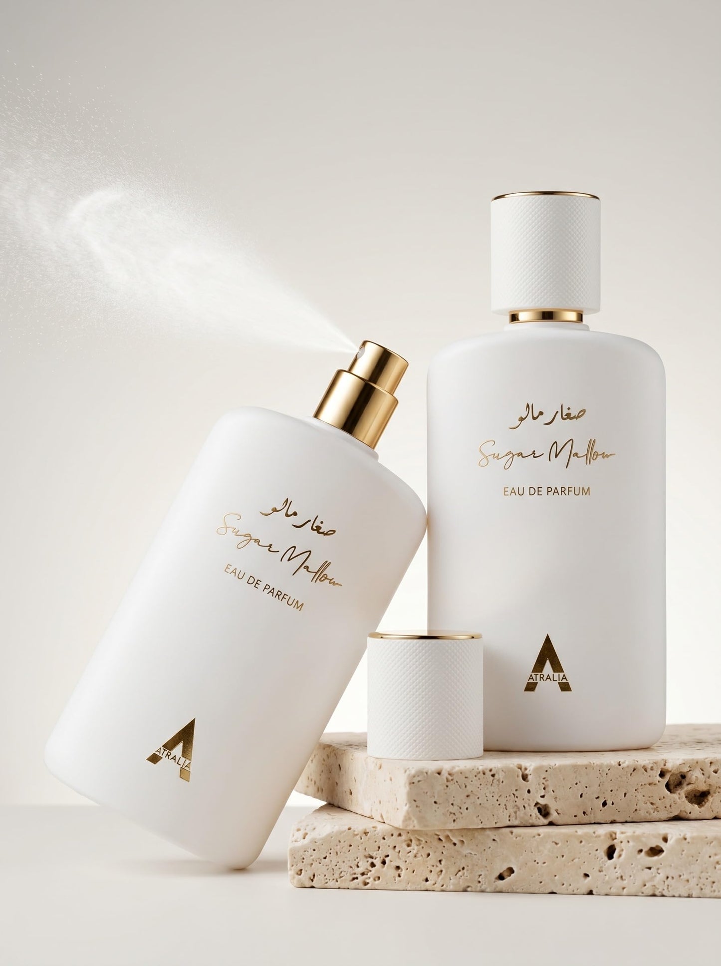 Atralia Sugar Mallow Eau de Parfum 100ml | Sweet Marshmallow, Strawberry & Vanilla Perfume for Women | Long Lasting Gourmand Fragrance with Candy
