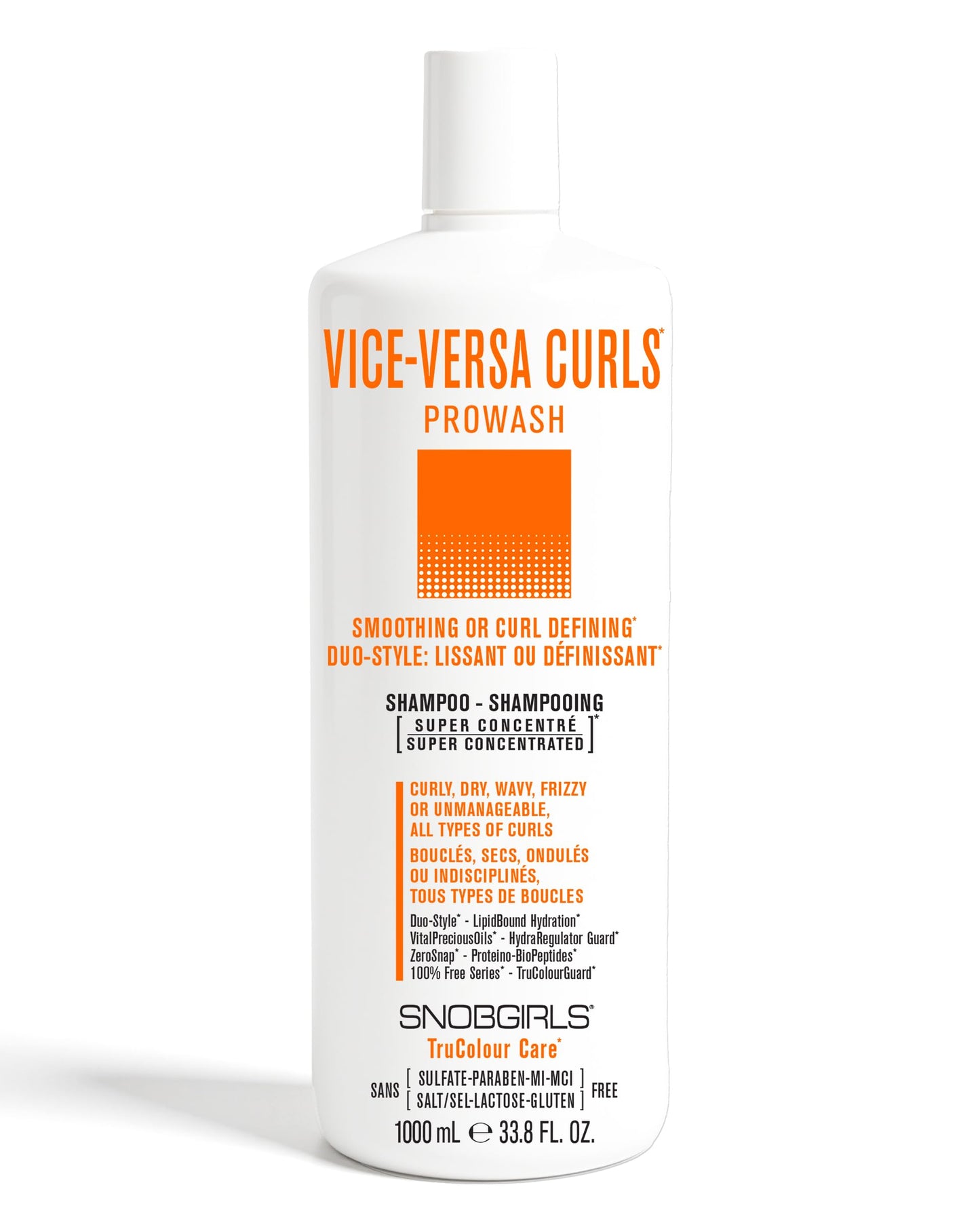 SNOBGIRLS VICE-VERSA CURLS Vegan Curl Enhancing Shampoo and Culy Hair Conditioner for Curly Hair Set for Dry, Wavy, Frizzy Hair, All Types of Curls.