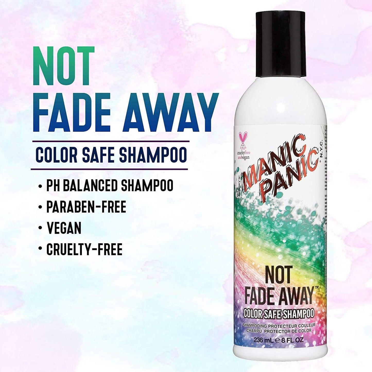 MANIC PANIC Shampoo & Conditioner Set for Color Treated Hair - Extend Color, Moisturize & Volumize - Repair Damaged Hair & Prevent Tangling - Sulfate