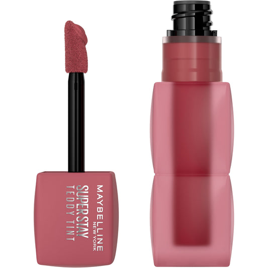 MAYBELLINE Super Stay Teddy Lip Tint, Long Lasting Matte Lipstick for Up To 12HR Wear, Velvet Choker, 1 Count Beauty & Personal Care MAYBELLINE