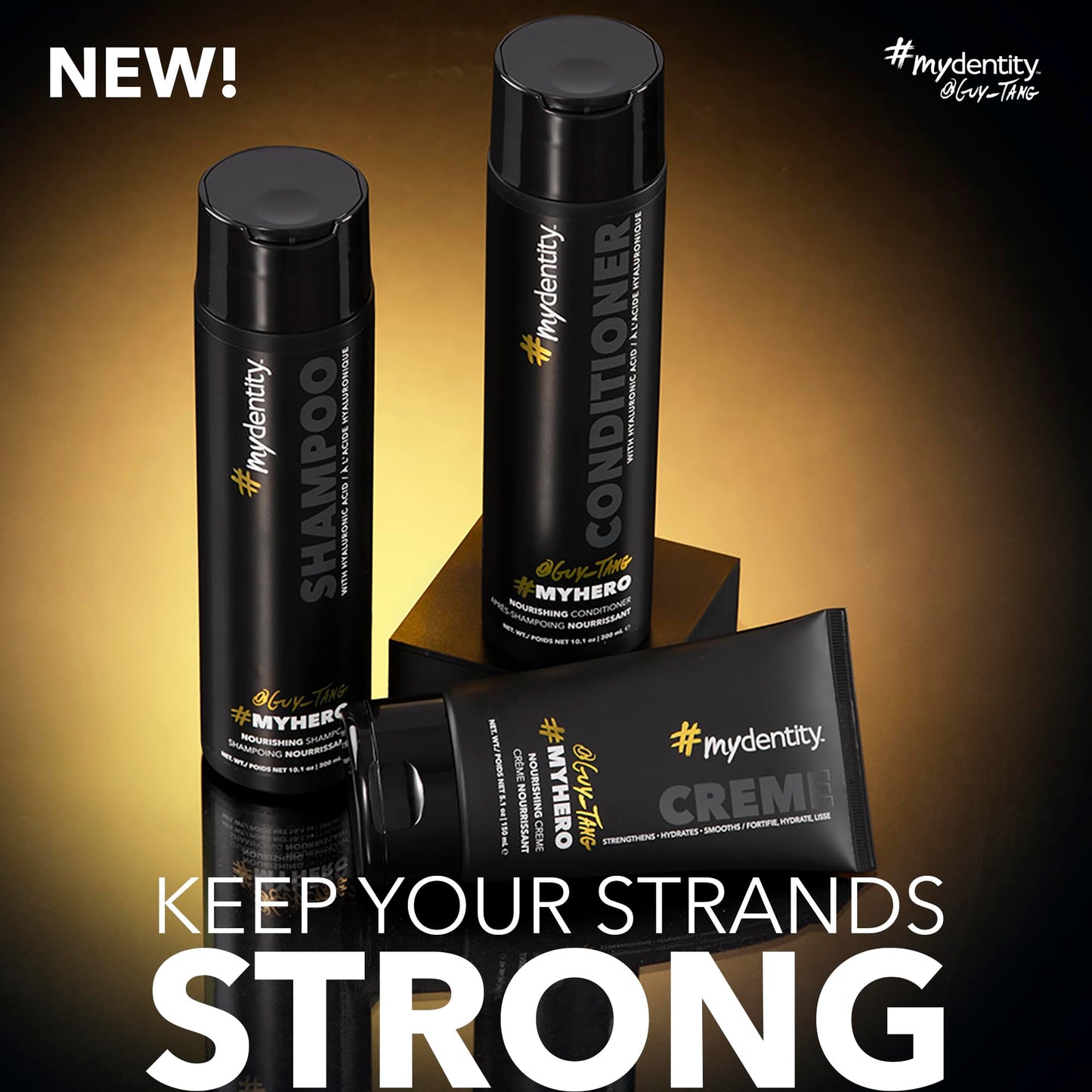 #mydentity #MyHero Nourishing Crème, 5 oz | Multi use - Blow Dry or Air-Dry | Hydrolyzed Collagen | Reduces Frizz for up to 48 hours