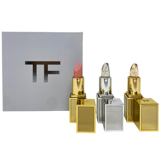 Tom Ford Soleil Clutch Lip Set - Sunlit Rose Lip Balm, Soleil Neige & Soleil Lip Blush - 0.07 oz / 2 g Each