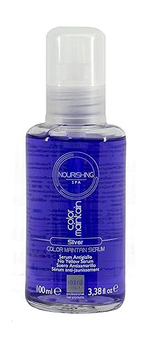 Ever Ego Italy Color Maintain Silver Serum For Bleached, Blonde and Grey Hair | Revitalizing And Moisturizing Hair Care Product For Men And Women