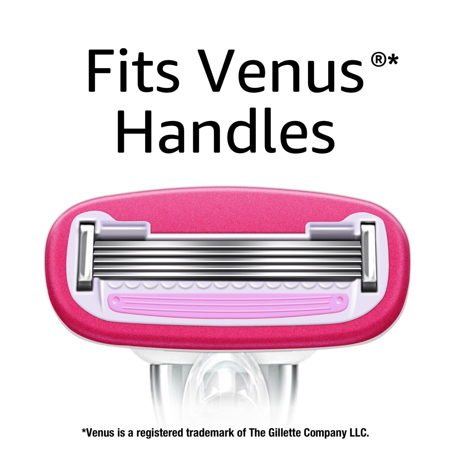 Amazon Basics Women's 5-Blade Razor Refills for Smooth Close Comfortable Shave, Moisturizing, Fits Venus Handles, 6 Cartridges (Pack of 2) Beauty and Personal Care Amazon Basics