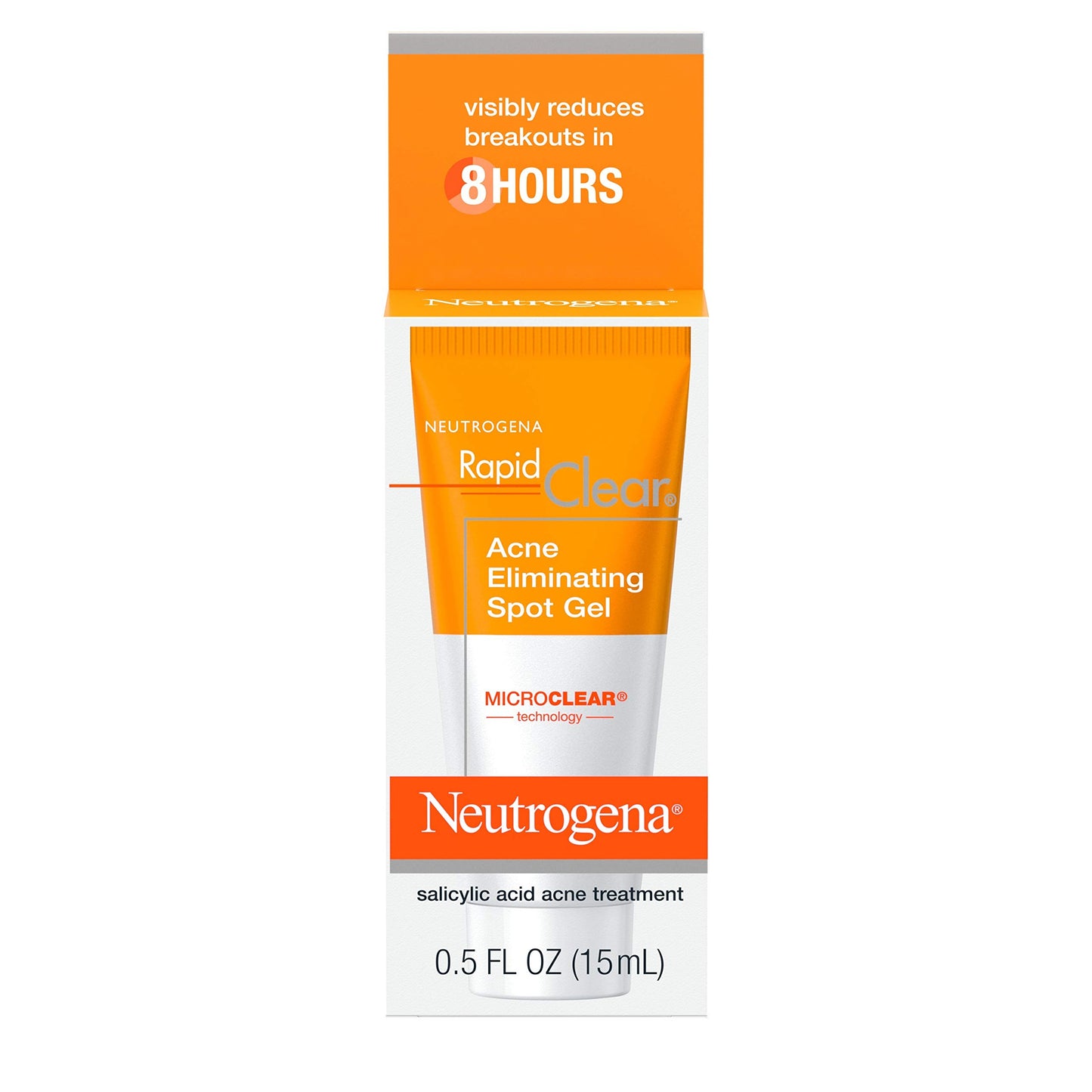 Neutrogena Rapid Clear Acne Eliminating Spot ment Gel with Witch Hazel and Salicylic Acid Acne Medicine for Acne-Prone Skin, 0.5 fl. oz (Pack of 3)