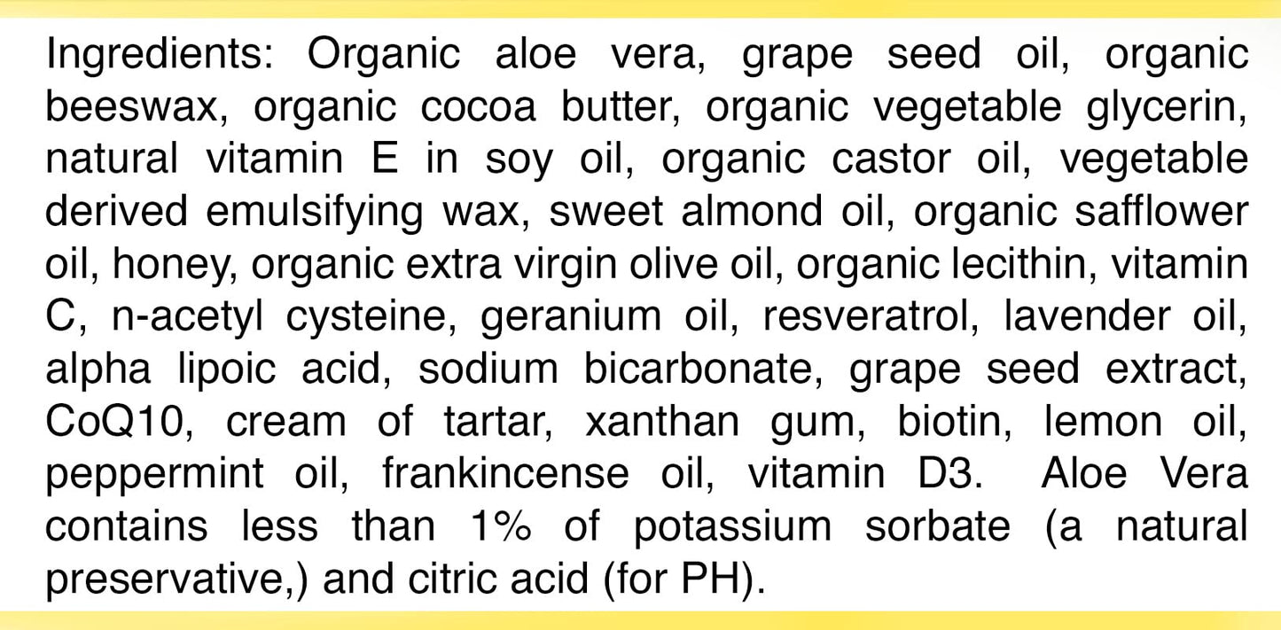 Creme Complete – All Natural Restorative Anti-Aging Moisturizer for Sun Damage, Wrinkles, Rosacea, Eczema, Psoriasis & More