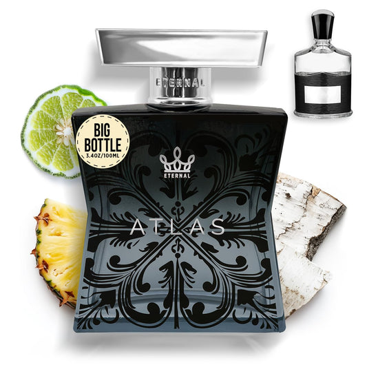 Eternal Fragrance - Eternal Atlas - Inspired by Iconic Men's Cologne - 3.4 oz (100ml) - Eau de Parfum - Long-lasting - Vegan - Clean Ingredients Beauty & Personal Care Eternal Fragrance