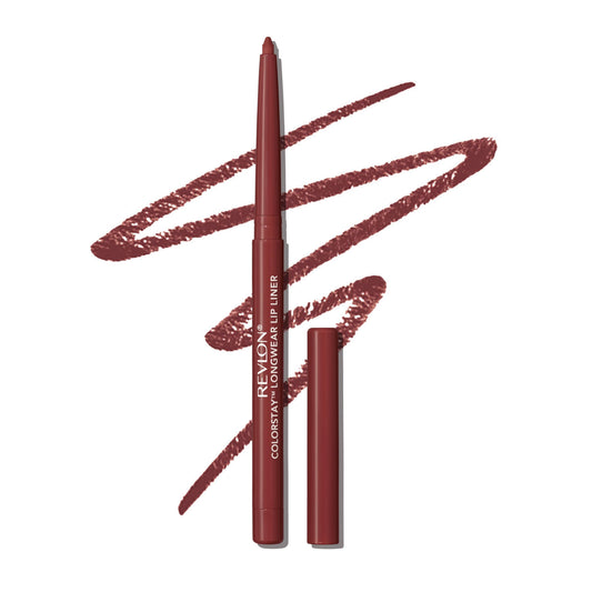 REVLON Colorstay Lip Liner Makeup with Built-In Sharpener, Longwear Rich Colors, Stocking Stuffer for Women, 640 Raisin, 0.01 oz
