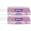 Nivea Lip Care A Kiss of Shimmer Lip Care Stick - Pearly Shimmer - 2 pk