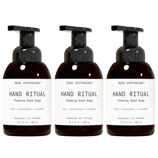 Muse Apothecary Hand Ritual - Aromatic and Nourishing Foaming Hand Soap, Infused with Natural Aromatherapy Essential Oils - USDA Certified Biobased