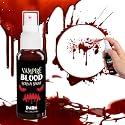 Fake Blood Spray, 2.03 oz Vampire Blood Splatter, Halloween Fake Blood for Clothes, Zombie Bride, Vampire and Monster SFX Scary Clown Makeup & Dress
