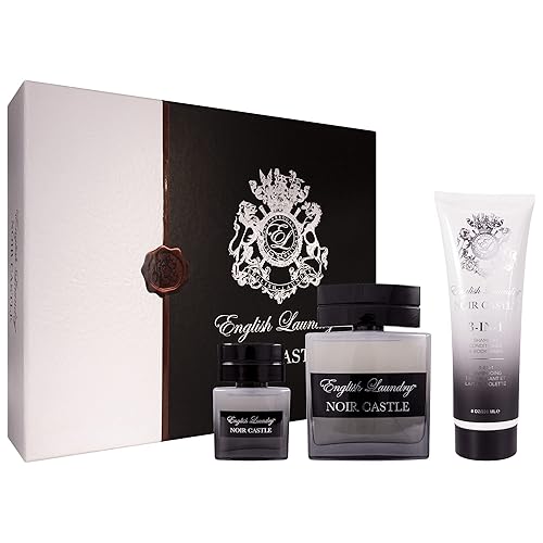 Noir Castle by English Laundry Eau de Parfum 3 Piece Gift Set, 3.4 fl. oz.