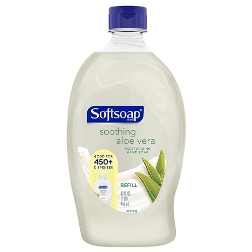 Softsoap Liquid Hand Soap Refill, Soothing Aloe Vera - 32 fluid ounce (packaging may vary)