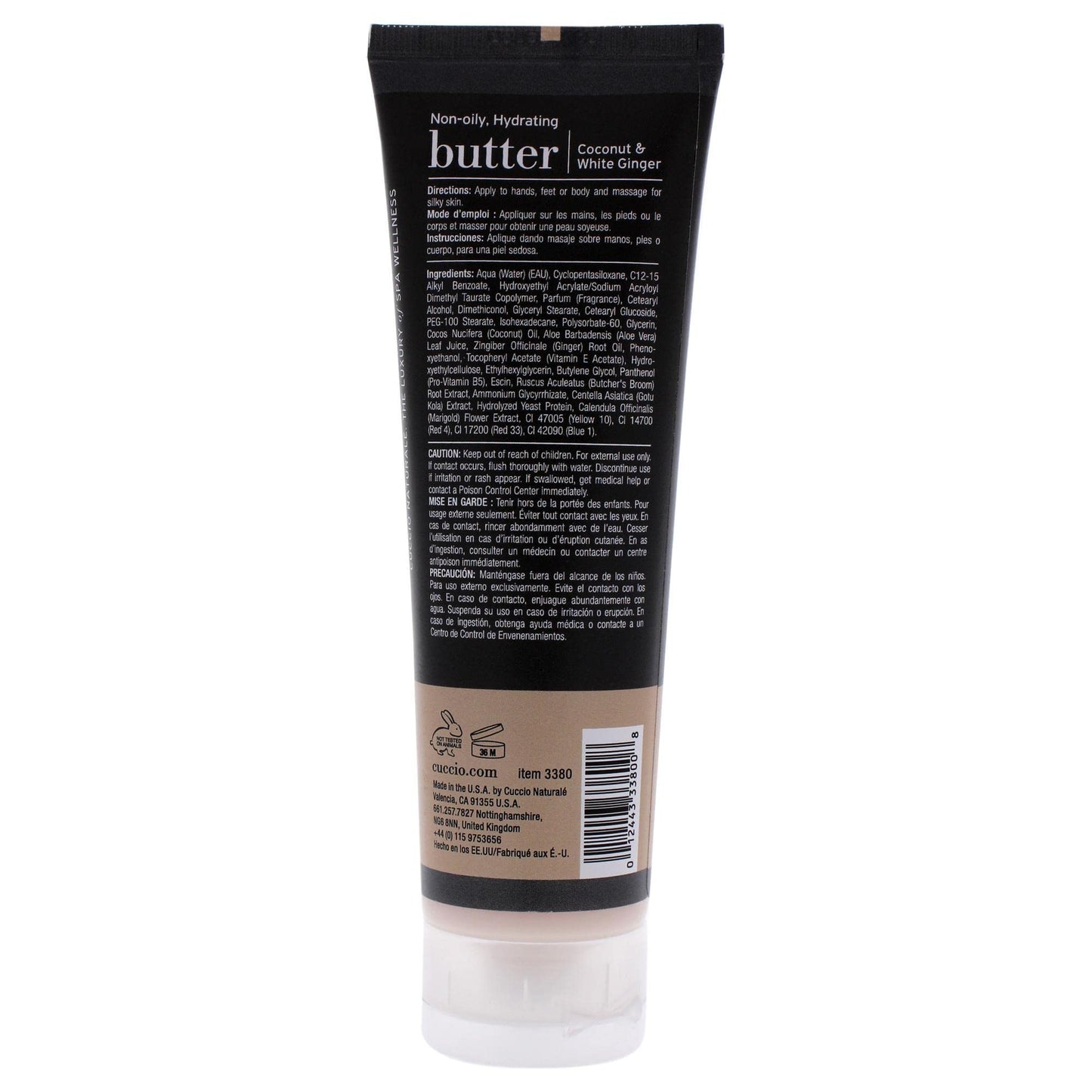 Cuccio Naturale Butter Blends - Ultra-Moisturizing, Renewing, Smoothing Scented Body Cream - Deep Hydration For Dry Skin Repair - Made With Natural