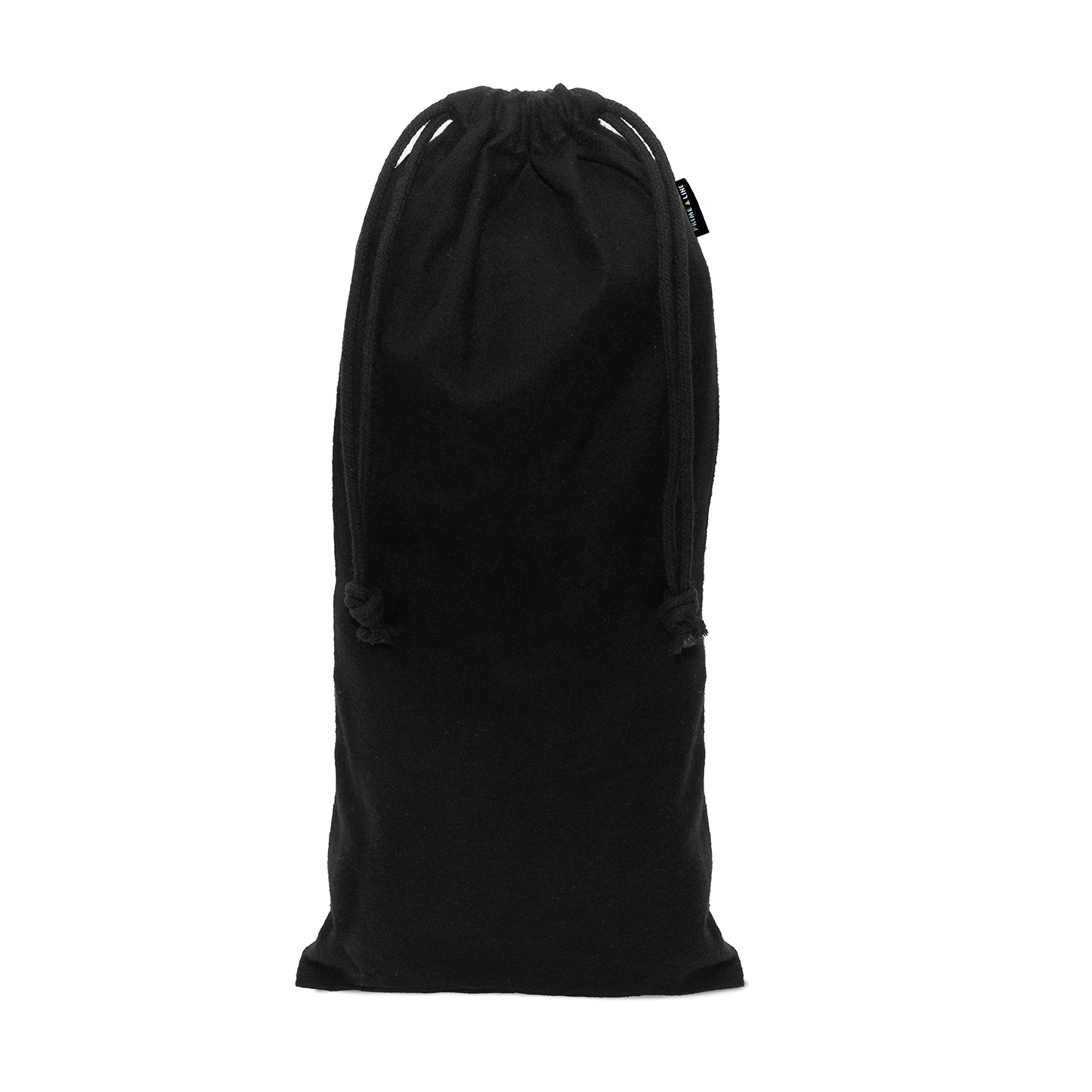 ZENPAC 4-Pack Shoe Dust Bags – Black Flannel, Washable Cotton, Breathable Drawstring Pouches for Boots, Travel & Luggage 8×17