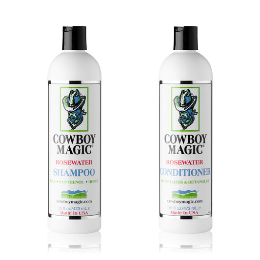 Cowboy Magic Rosewater Shampoo + Conditioner 16 Ounce Each Beauty & Personal Care Cowboy Magic