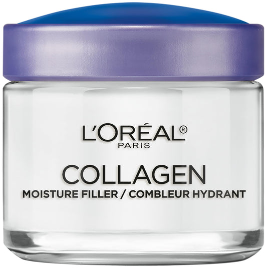 L'Oreal Paris Collagen Daily Face Moisturizer, Reduce Wrinkles, Face Cream 3.4 oz