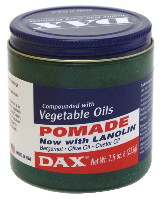 Dax Pomade (Bergamot) 7.5 Ounce Jar (221ml) (2 Pack)