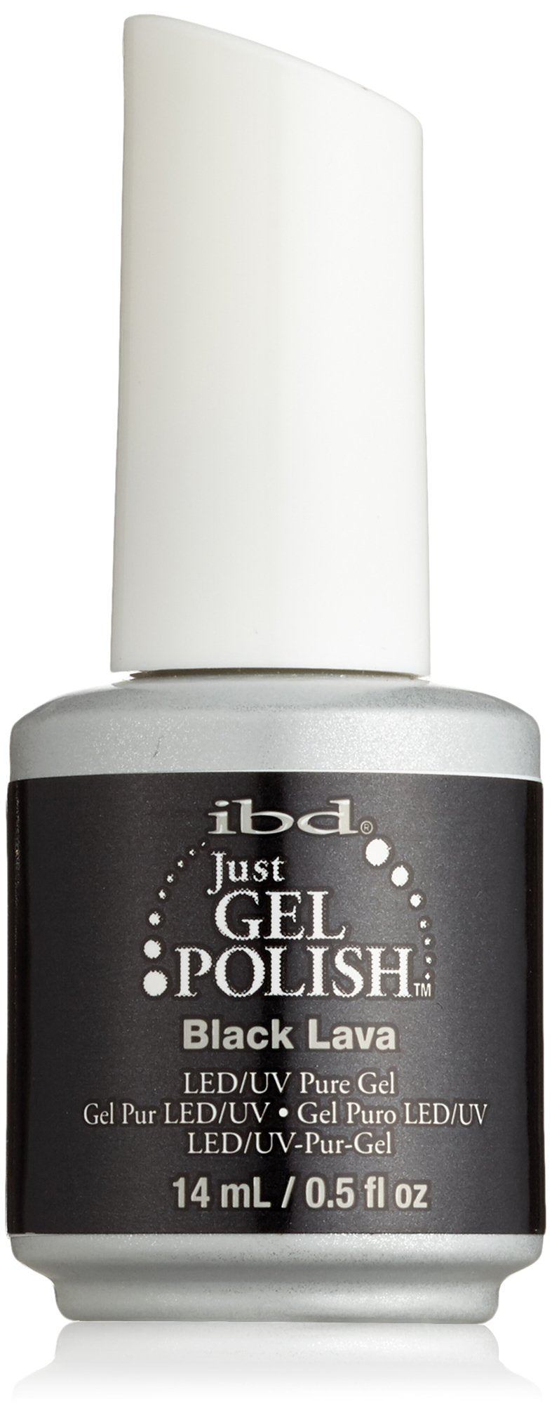 IBD Just Gel Nail Polish, Black Lava, 0.5 Fluid Ounce Beauty & Personal Care IBD