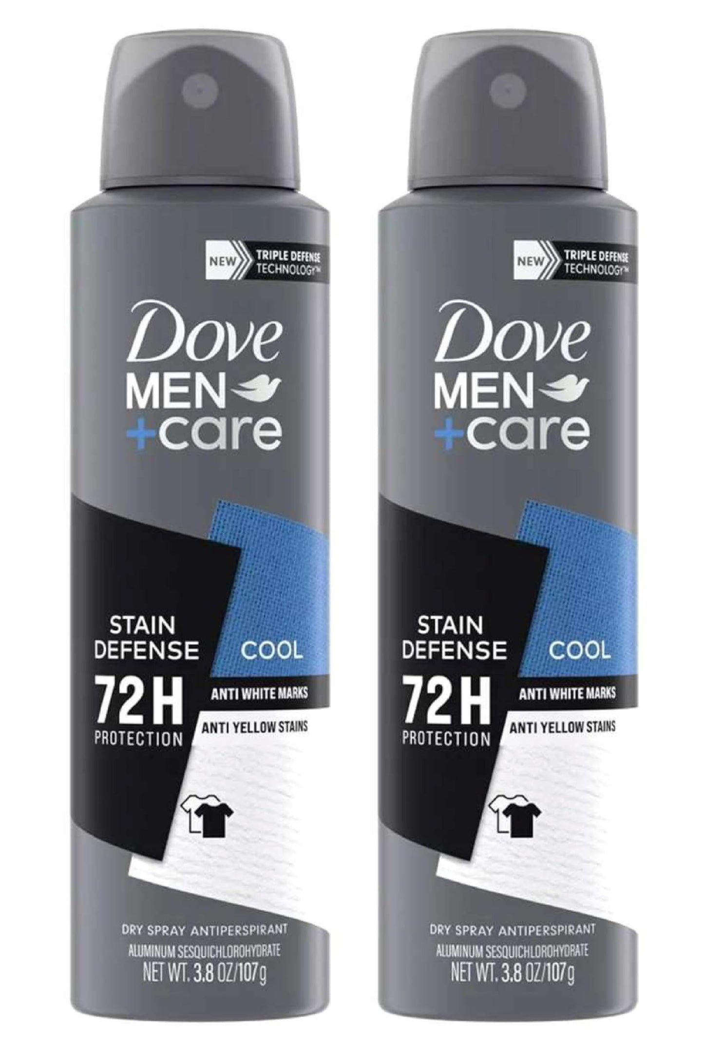 Dove Men+Care Stain Defense Cool Dry Spray Antiperspirant Deodorant, 3.8 Ounce Beauty and Personal Care Dove