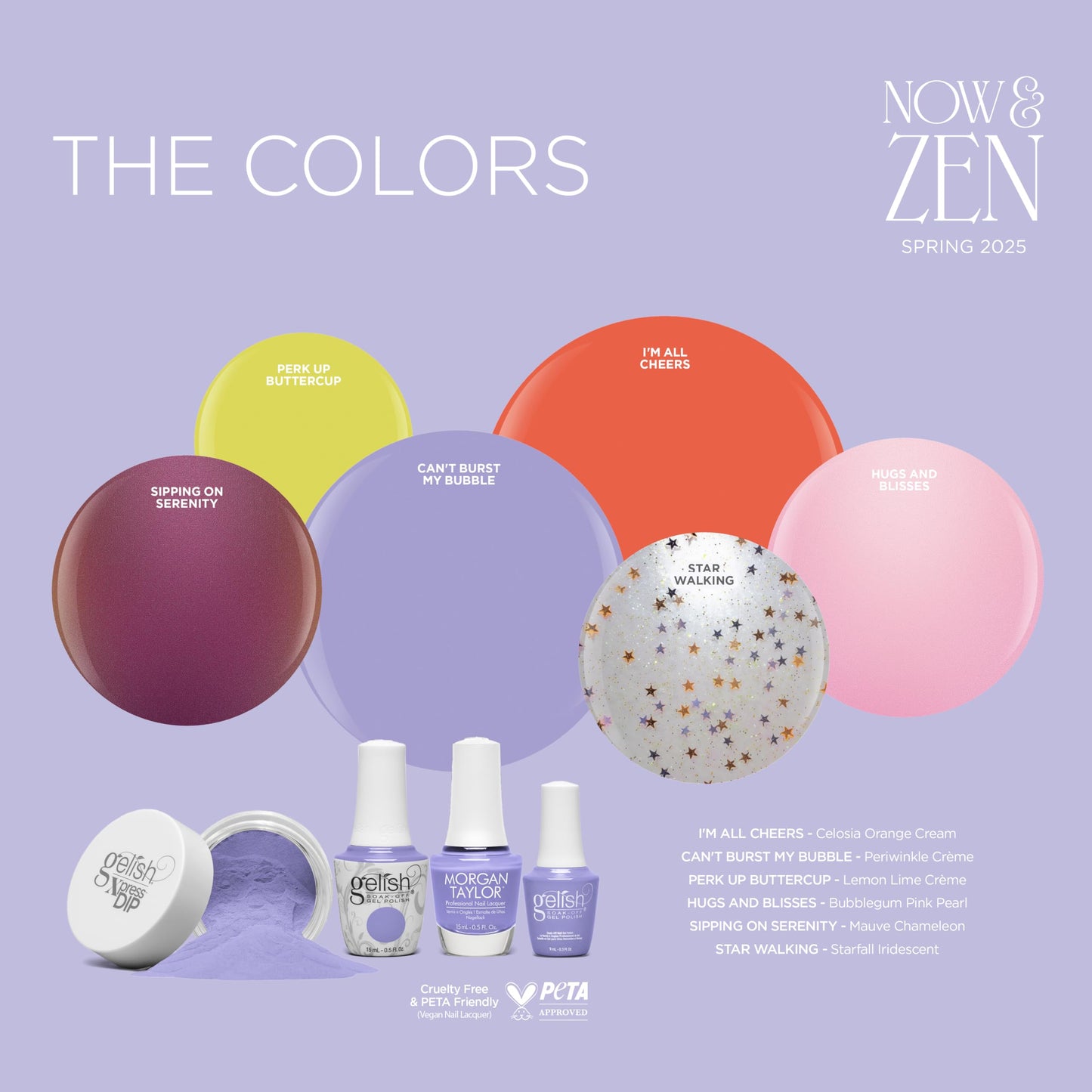 Gelish Now & Zen Collection TPO-Free Gel Nail Polish - Hugs and Blisses, 15mL Beauty & Personal Care Gelish