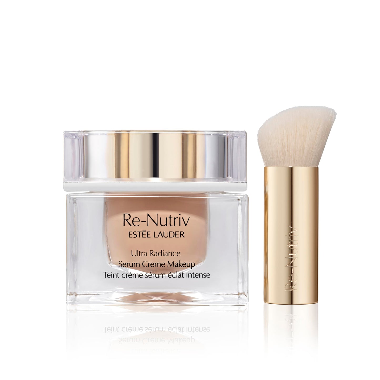 Estée Lauder Re-Nutriv Ultra Radiance Serum Creme Makeup | Luxury Foundation with Hyaluronic Acid | 12-Hour Wear & Hydration, 2C3 Fresco, 1 Fl Oz