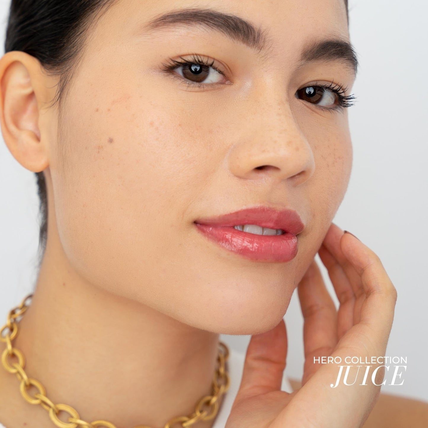 FITGLOW Beauty Lip Colour Serum | Hydrating Lip Gloss | Plumping Anti-Aging Lip Treatment | Natural Shine with Pomegranate Sterols & Collagen |