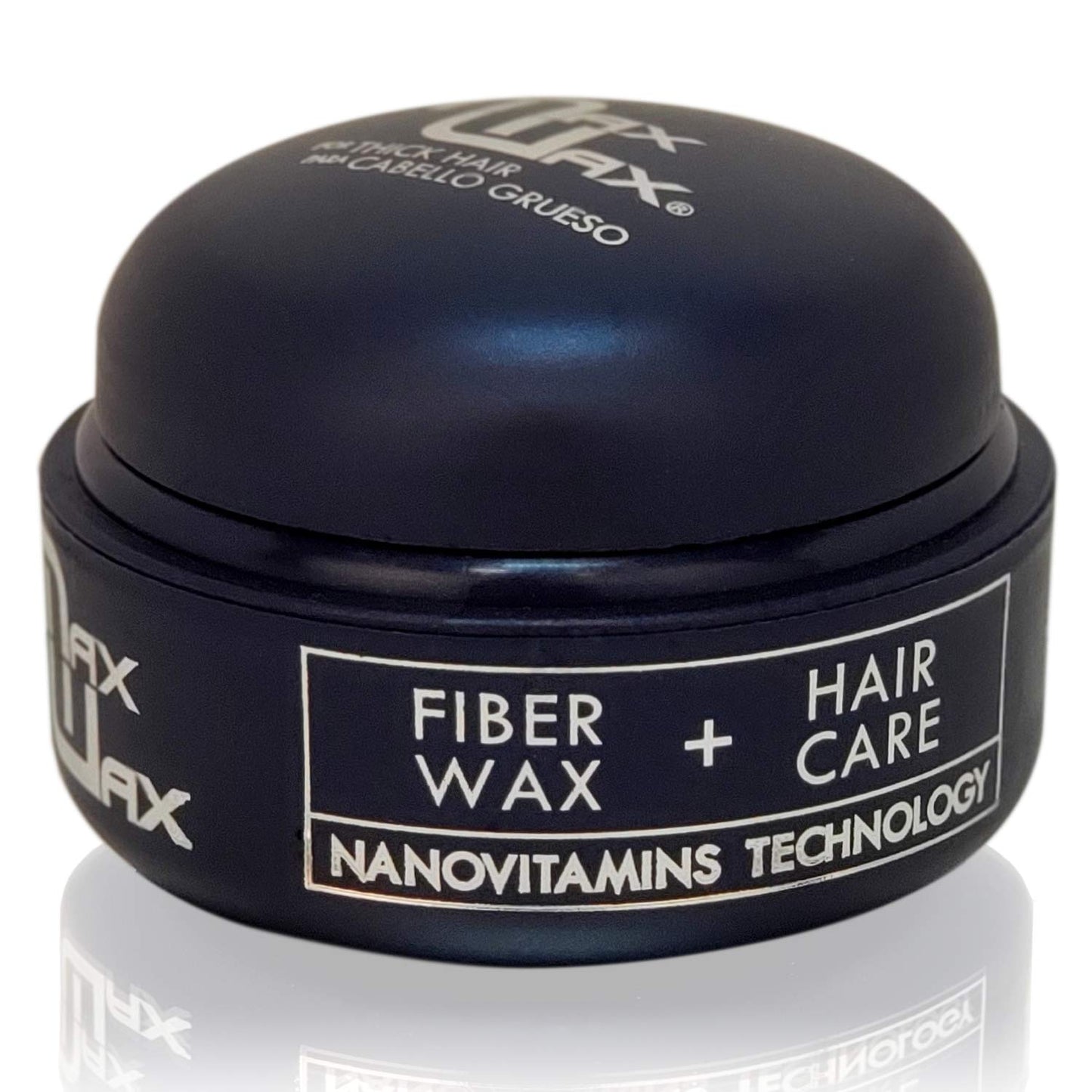MaxWax Natural Hair Styling Wax With Hair Treatment. Helps Repair, Thicken, Strengthen, Grow and Protect Hair. Natural Ingredients and Vitamins. Matte