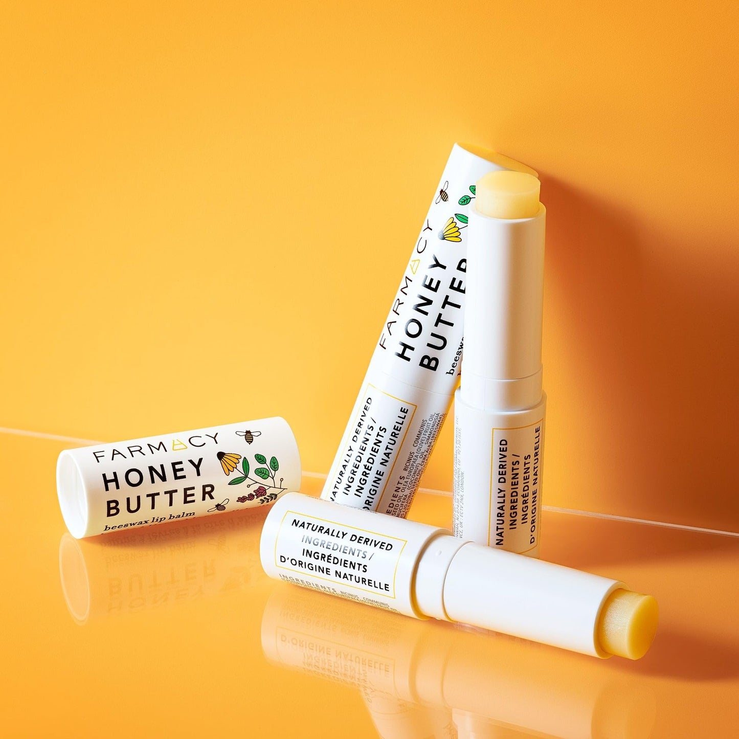 Farmacy Beeswax Lip Balm - Honey Butter Moisturizing Lip Care Enriched with Cupuaçu & Cocoa Butters, Proprietary Honey Blend and Vitamin E to Nourish