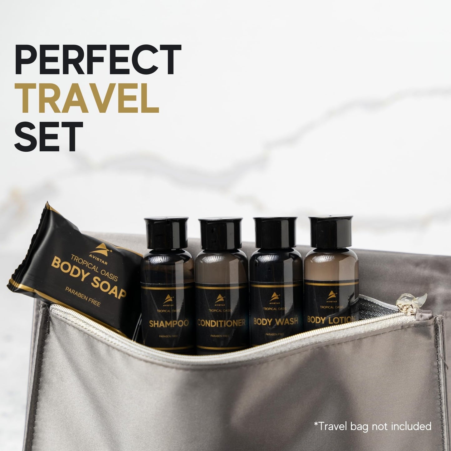 200 Piece Hotel Soap & Bulk Toiletries - Hotel Essentials for Guests - Hotel Shampoo & Conditioner Supplies for Guests, Hotel Toiletries Bulk Set