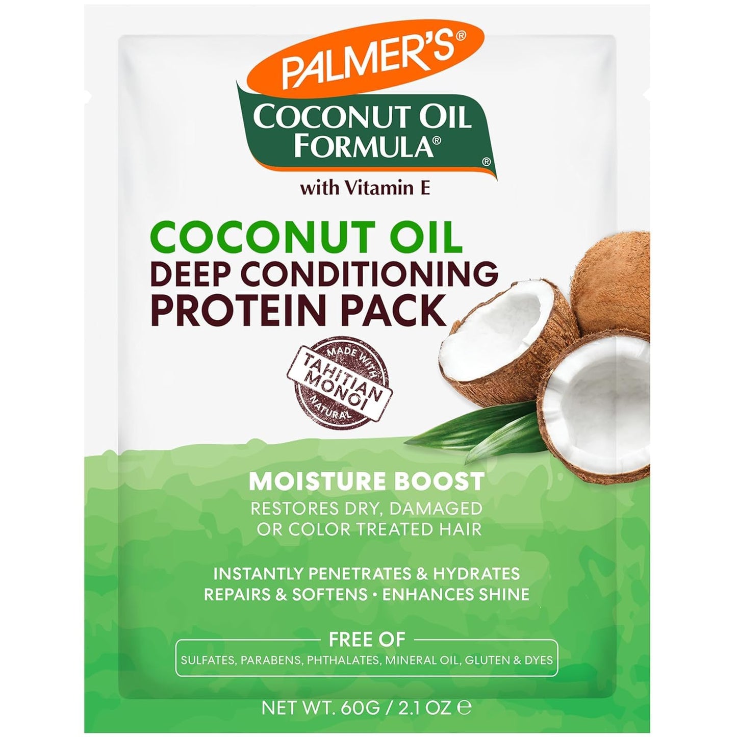 Palmer's Coconut Formula Moisture Boost 2.1 Oz. Protein Pack