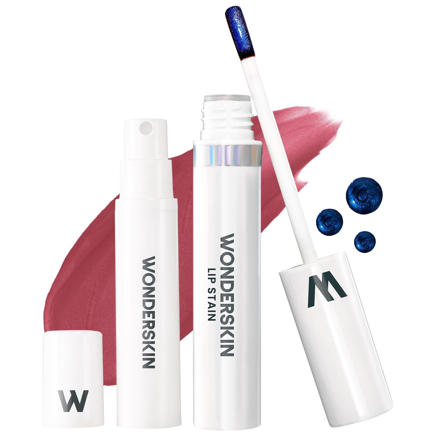Wonderskin Wonder Blading All Day Lip Stain Peel Off Masque and Reveal Kit- Long Lasting, Waterproof Pink Lip Tint, Transfer Proof Natural Makeup Beauty and Personal Care Wonderskin Default Title