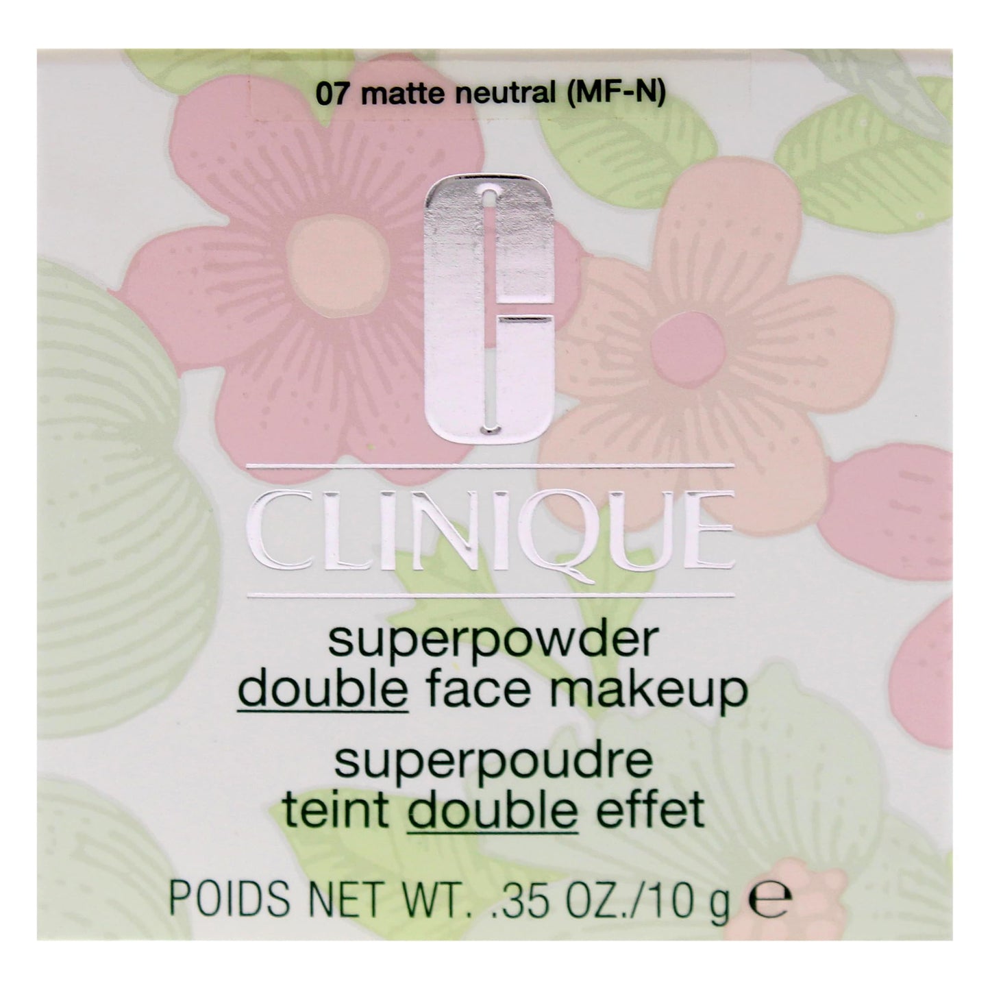 Clinique Superpowder Double Face Powder Foundation Makeup | 2-in-1 Powder + Foundation | Medium Coverage + Matte Finish, 0.35 oz, Light