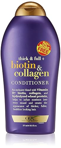 Organix Biotin and Collagen Conditioner Bonus, 19.5 Ounce