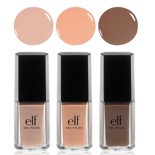 e.l.f. 3 Piece Nail Polish Set, Nice and Natural
