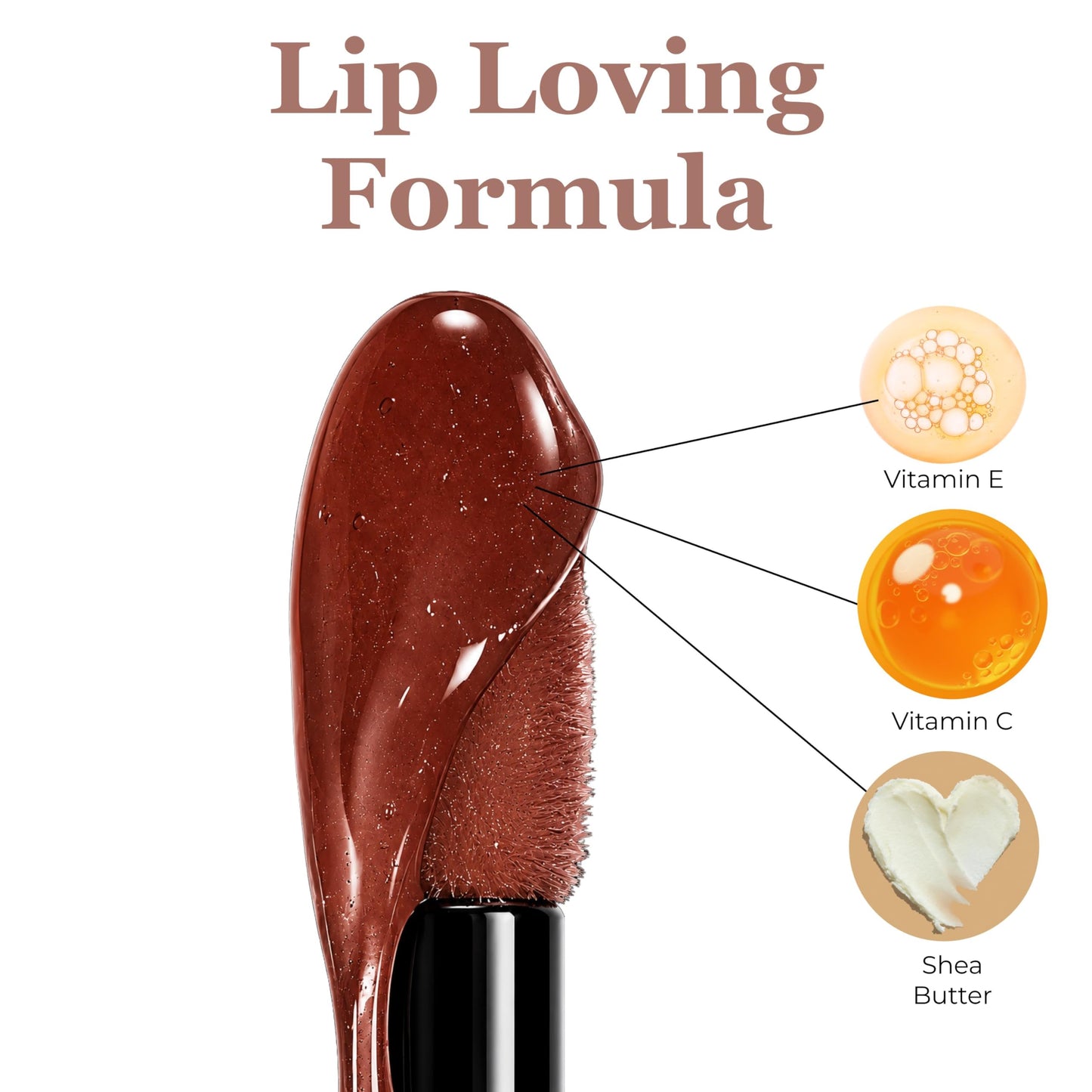 LUMINESS Hot Kiss Lip Plumper Gloss | Hydrating, Volumizing Lip Oil - Lip Gloss with Shea Butter & Vitamin E, Lip Stain, Lip Moisturizer, Long-Lasting